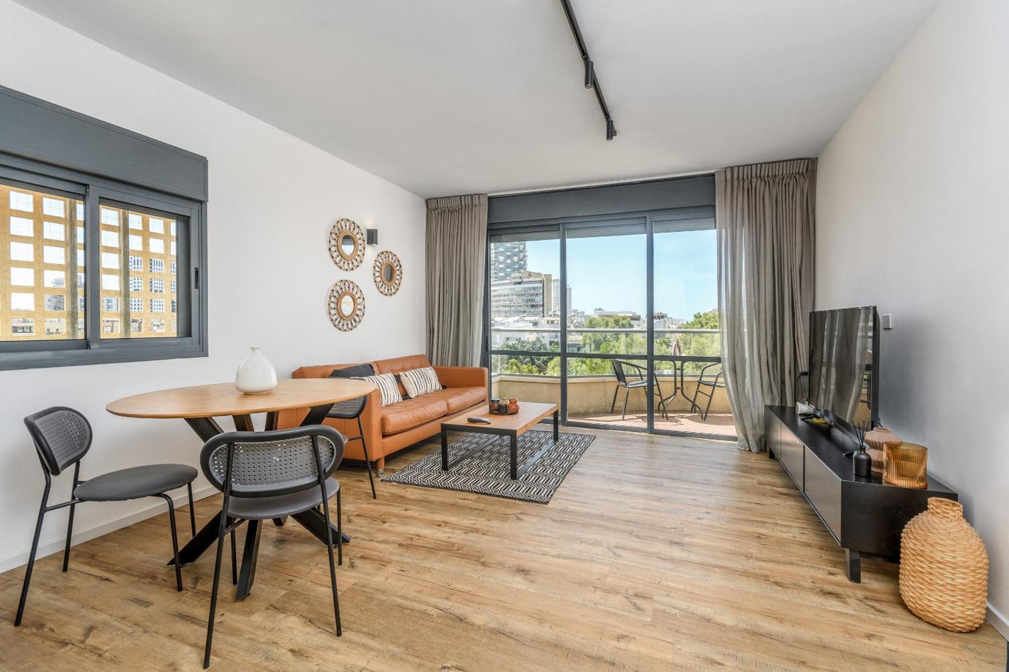 Modern & Sunny 1 Bdr W Balcony And Parking Apartment Tel Aviv Exterior photo